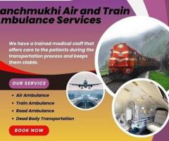 Get Panchmukhi Air and Train Ambulance Service in Siliguri with Top-level ICU Facility
