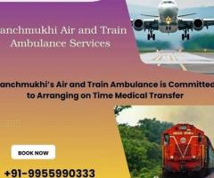 Book Panchmukhi Air and Train Ambulance Service in Jamshedpur with Reliable ICU