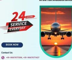 Book Panchmukhi Air and Train Ambulance Service in Ahmedabad with Advanced Medical Tools