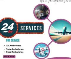 Hire Panchmukhi Air and Train Ambulance Service in Bokaro with Masterly Medical Equipment