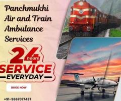 Book Panchmukhi Air and Train Ambulance Service in Raipur with the Best Healthcare Facility