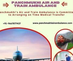 Take Panchmukhi Air and Train Ambulance Service in Patiala with Full ICU Setup
